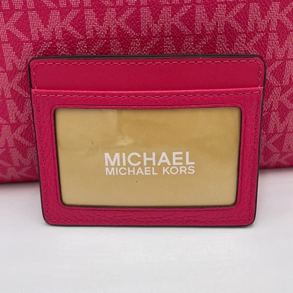 MICHAEL KORS
Large Pebbled Leather Card Holder Case
Electric Pink 
NWT - Picture 12 of 16